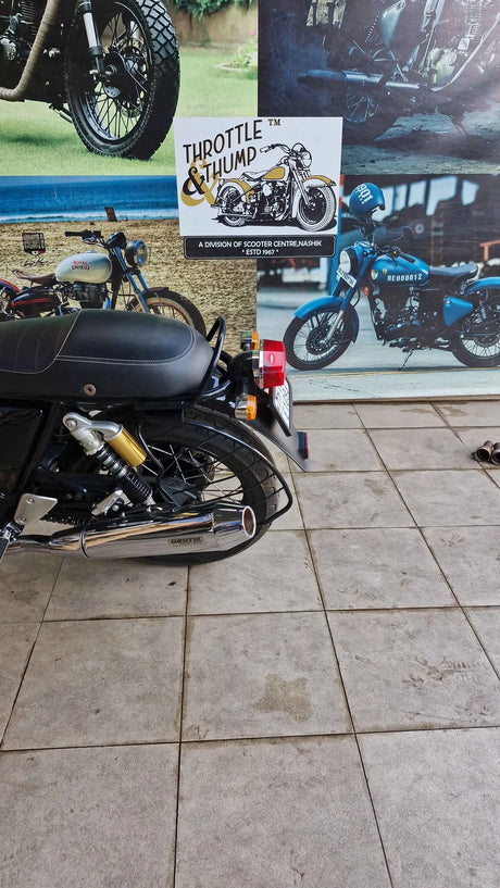 Gursewak BIG SHOT exhaust for Royal Enfield GT 650