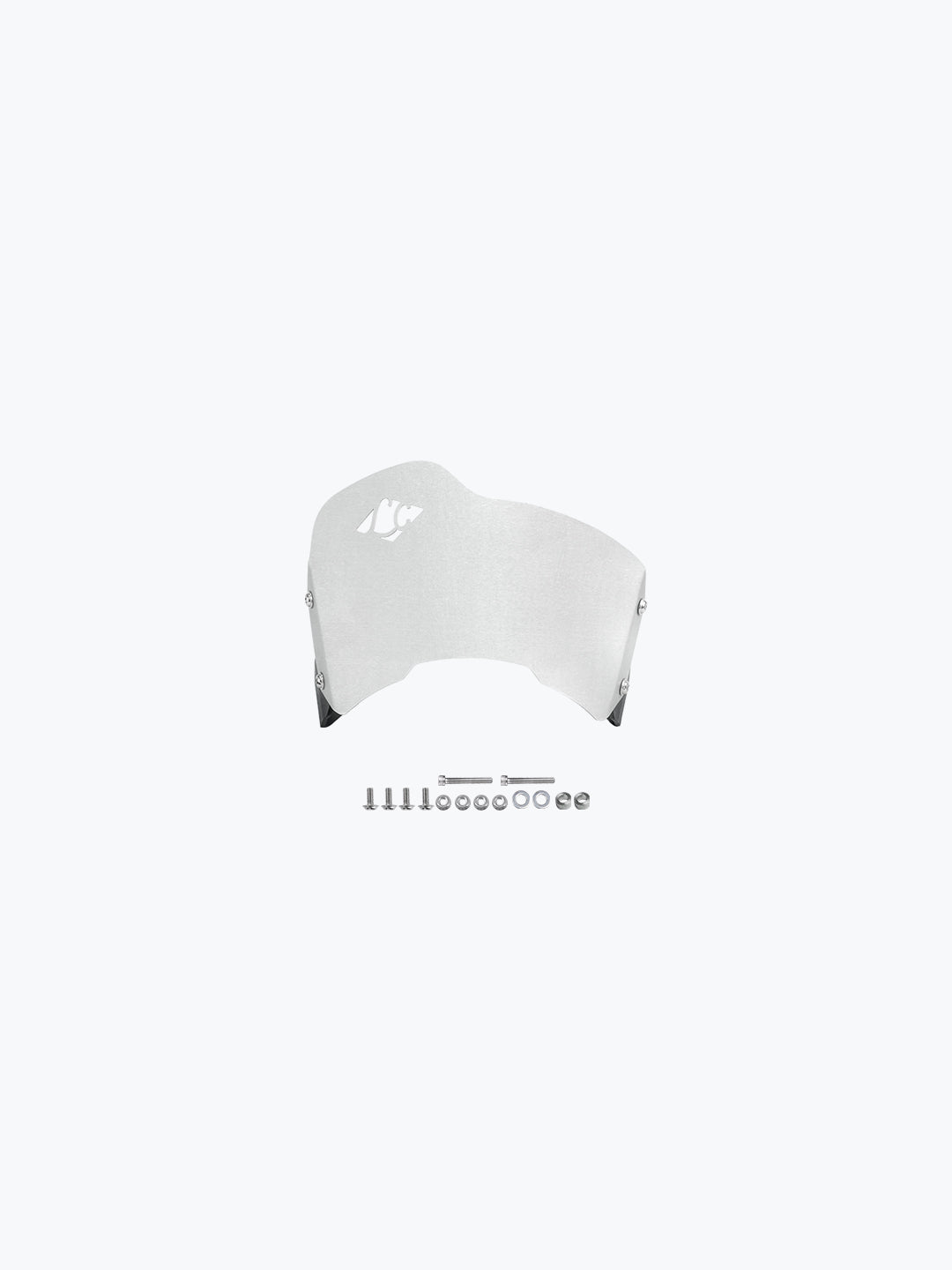 LEGUNDARY Custom Zephyr metal visor for Royal Enfield Guerrilla 450 black and silver