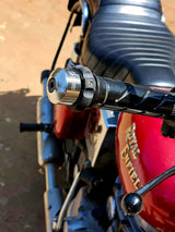 ECZ 001 Easy Cruz cruise control installed on Royal Enfield Classic handlebar