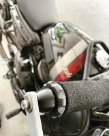 Easy Cruz ECZ019 motorcycle throttle lock cruise control for Jawa 42, Jawa Classic and Yezdi motorcycles in Chrome and Black.