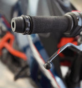 ECZ 038 S1 Easy Cruz installed on Honda Transalp 750 handlebar