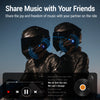 EDYELL C2 motorcycle helmet bluetooth headset with roller control and waterproof design
