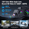EDYELL C8 Max Motorcycle Bluetooth Intercom Headset with LED Lights