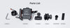 EDYELL motorcycle phone mount with 30W USB-C fast charger and 360 degree rotating anti-shake mobile holder