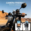 EDYELL motorcycle phone mount with anti-vibration dampener and 360° adjustable holder