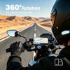 EDYELL motorcycle phone mount with anti-vibration dampener and 360° adjustable holder