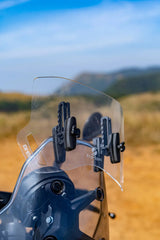Pro-Spec ER 820 windshield extender installed on Royal Enfield Himalayan 450 short screen