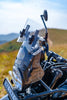 Pro-Spec ER 820 windshield extender installed on Royal Enfield Himalayan 450 short screen