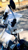 Pro-Spec ER 860 windshield lip extender mounted on Royal Enfield Himalayan 450 touring screen