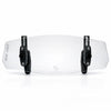 Pro-Spec ER 720 universal windshield lip extender mounted on adventure motorcycle