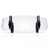 Pro-Spec ER 720 universal windshield lip extender mounted on adventure motorcycle