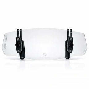 Pro-Spec ER 720 universal windshield lip extender mounted on adventure motorcycle
