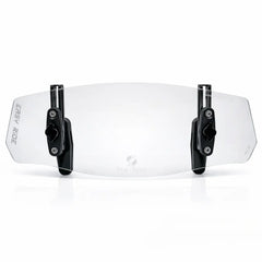 Pro-Spec ER 720 universal windshield lip extender mounted on adventure motorcycle