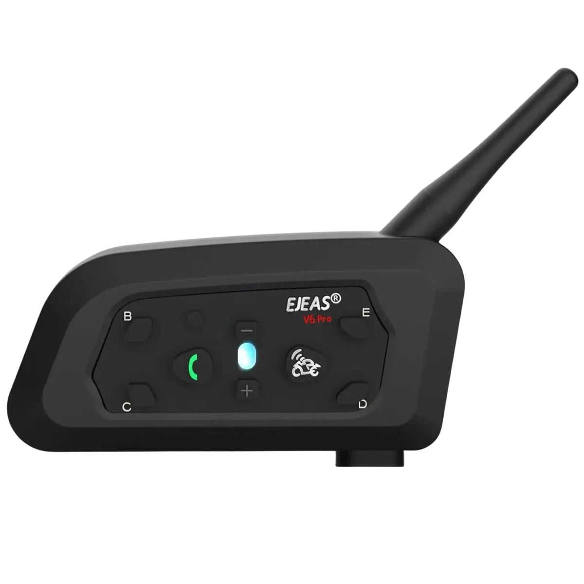 EJEAS V6 Pro Plus Bluetooth helmet intercom with 800m range DSP noise cancellation Bluetooth 5.1 IP67 waterproof motorcycle communication system