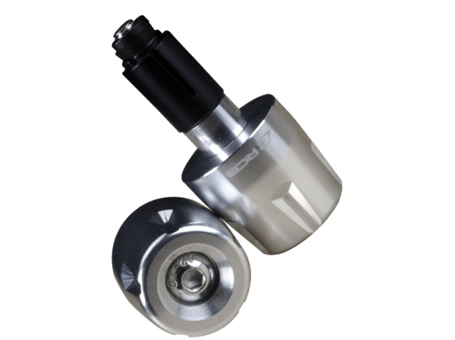 RCB M4 Series 01BL004 CNC alloy motorcycle handlebar end balancer and handlebar weight, available in Red, Silver and Black.