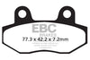 EBC Double-H Sintered Front Brake Pads Hyosung GT650 GT650R FA296HH HH Rated High Performance Motorcycle Brake Pads