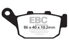 EBC Double-H Sintered Brake Pads Kawasaki Z800 FA347HH Front FA140HH Rear HH Rated High Performance Motorcycle Brake Pads
