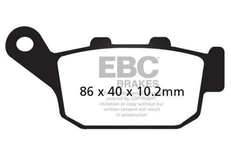 EBC Double-H Sintered Brake Pads Kawasaki Z800 FA347HH Front FA140HH Rear HH Rated High Performance Motorcycle Brake Pads