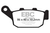 EBC Double H FA347HH sintered front brake pads for Kawasaki Z900 ZR900 2017 onwards