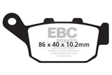 EBC Double H FA347HH sintered front brake pads for Kawasaki Z900 ZR900 2017 onwards