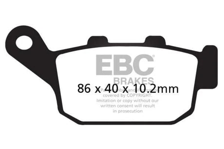 EBC Double H FA347HH sintered front brake pads for Kawasaki Z900 ZR900 2017 onwards