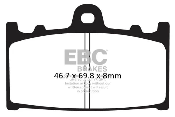 EBC Double-H Sintered Brake Pads Kawasaki Versys 1000 FA158HH FA379HH Front FA192HH FA174HH Rear HH Rated High Performance Motorcycle Brake Pads
