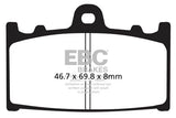 EBC Double-H Sintered Brake Pads Kawasaki Versys 1000 FA158HH FA379HH Front FA192HH FA174HH Rear HH Rated High Performance Motorcycle Brake Pads