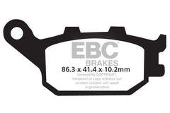 EBC Double-H Sintered Brake Pads Honda CBR 600 FA226HH Front FA174HH Rear HH Rated High Performance Motorcycle Brake Pads
