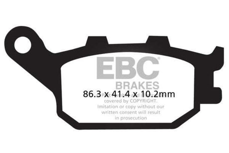 EBC Double-H Sintered Brake Pads Yamaha YZF R6 FA380HH Front FA174HH Rear HH Rated High Performance Motorcycle Brake Pads