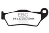 EBC Double-H Sintered Front Brake Pads Yamaha R15 V3 FA181HH HH Rated High Performance Motorcycle Brake Pads