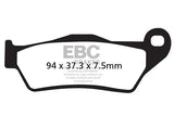 EBC Double H FA213HH sintered rear brake pads for Royal Enfield Himalayan 2018 onwards