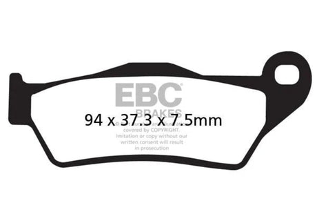 EBC Double H FA213HH sintered rear brake pads for Royal Enfield Himalayan 2018 onwards