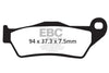EBC Double-H Sintered Brake Pads Bajaj Pulsar 220 FA181HH Front FA213HH Rear HH Rated High Performance Motorcycle Brake Pads