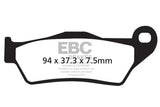 EBC Double-H Sintered Brake Pads Bajaj Pulsar 220 FA181HH Front FA213HH Rear HH Rated High Performance Motorcycle Brake Pads