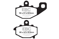 EBC Double-H Sintered Brake Pads Kawasaki Versys 1000 FA158HH FA379HH Front FA192HH FA174HH Rear HH Rated High Performance Motorcycle Brake Pads