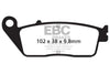 EBC Double-H Sintered Brake Pads Triumph Bonneville T120 Street Twin Scrambler Cup FA196HH Front FA214HH Rear HH Rated Motorcycle Brake Pads