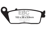 EBC Double-H Sintered Brake Pads Triumph Speedmaster FA196HH Front FA214/2HH Rear HH Rated High Performance Motorcycle Brake Pads