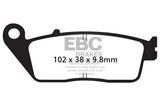 EBC Double H FA196HH sintered front brake pads for Triumph Bonneville 865 Bonneville T100 Thruxton 865