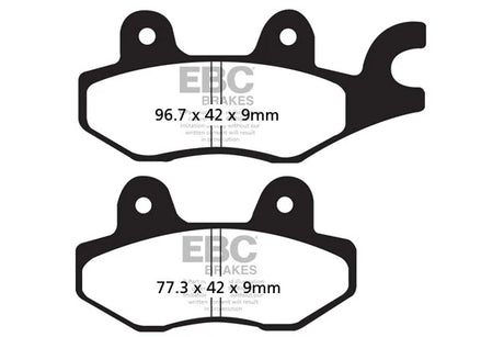 EBC Double H FA197HH sintered front brake pads for Kawasaki Ninja 300 2013 onwards