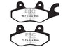 EBC Double-H Sintered Brake Pads Kawasaki Z250 FA197HH Front Rear HH Rated High Performance Motorcycle Brake Pads