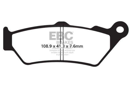 EBC Double-H Sintered Brake Pads Royal Enfield Himalayan FA209/2HH Front FA213HH Rear HH Rated High Performance Motorcycle Brake Pads