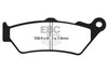 EBC Double-H Sintered Brake Pads Triumph Street Scrambler FA447HH Front FA209/2HH Rear HH Rated High Performance Motorcycle Brake Pads