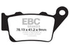 EBC Double-H Sintered Brake Pads KTM Duke 200 FA606HH Front FA213HH Rear HH Rated High Performance Motorcycle Brake Pads