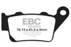 EBC Double-H Sintered Brake Pads Triumph Street Triple Daytona FA347HH Front FA213HH Rear HH Rated High Performance Motorcycle Brake Pads