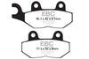 EBC Double H FA604-4HH sintered front brake pads for Triumph Speed Triple 1050