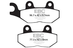 EBC Double H FA604-4HH sintered front brake pads for Triumph Speed Triple 1050