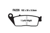 EBC Double-H Sintered Brake Pads Triumph Tiger 800 XC ABS FA226HH Front Rear HH Rated High Performance Motorcycle Brake Pads