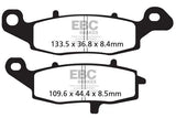 EBC Double-H Sintered Brake Pads Kawasaki ER-6N FA229HH Left FA231HH Right Front FA192HH Rear HH Rated High Performance Motorcycle Brake Pads