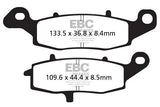 EBC Double-H Sintered Brake Pads Kawasaki ER-6N FA229HH Left FA231HH Right Front FA192HH Rear HH Rated High Performance Motorcycle Brake Pads