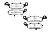 EBC Double-H Sintered Brake Pads Kawasaki ER-6N FA229HH Left FA231HH Right Front FA192HH Rear HH Rated High Performance Motorcycle Brake Pads